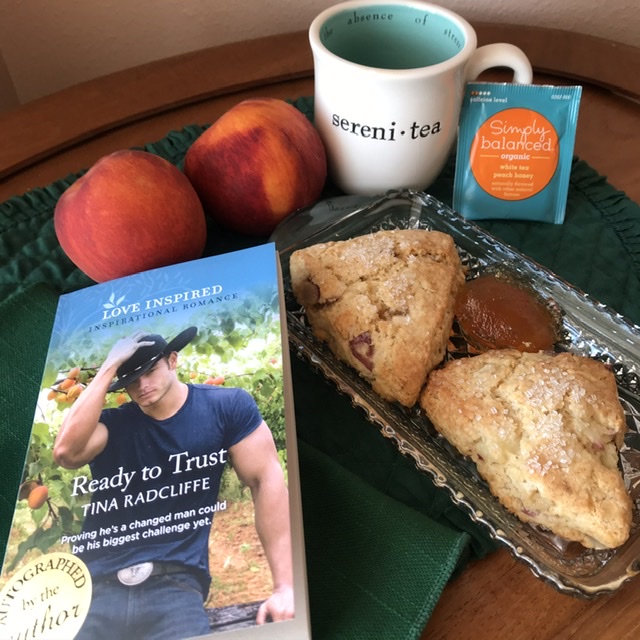 Teatime-Peachy Ginger Scones and peach tea with Reece Rainbolt