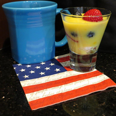 Strawberry and Blueberry Vanilla Parfait