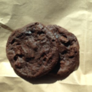 COOKIES! Double chocolate chip from Big Moe's bakery in Price, UT.