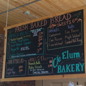 Bakery selection board. We bought Dutch Crunch bread....yum!